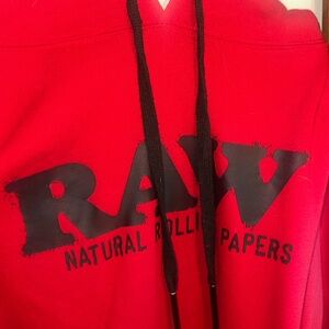 Bold Red and Black Sweater RAW sweater